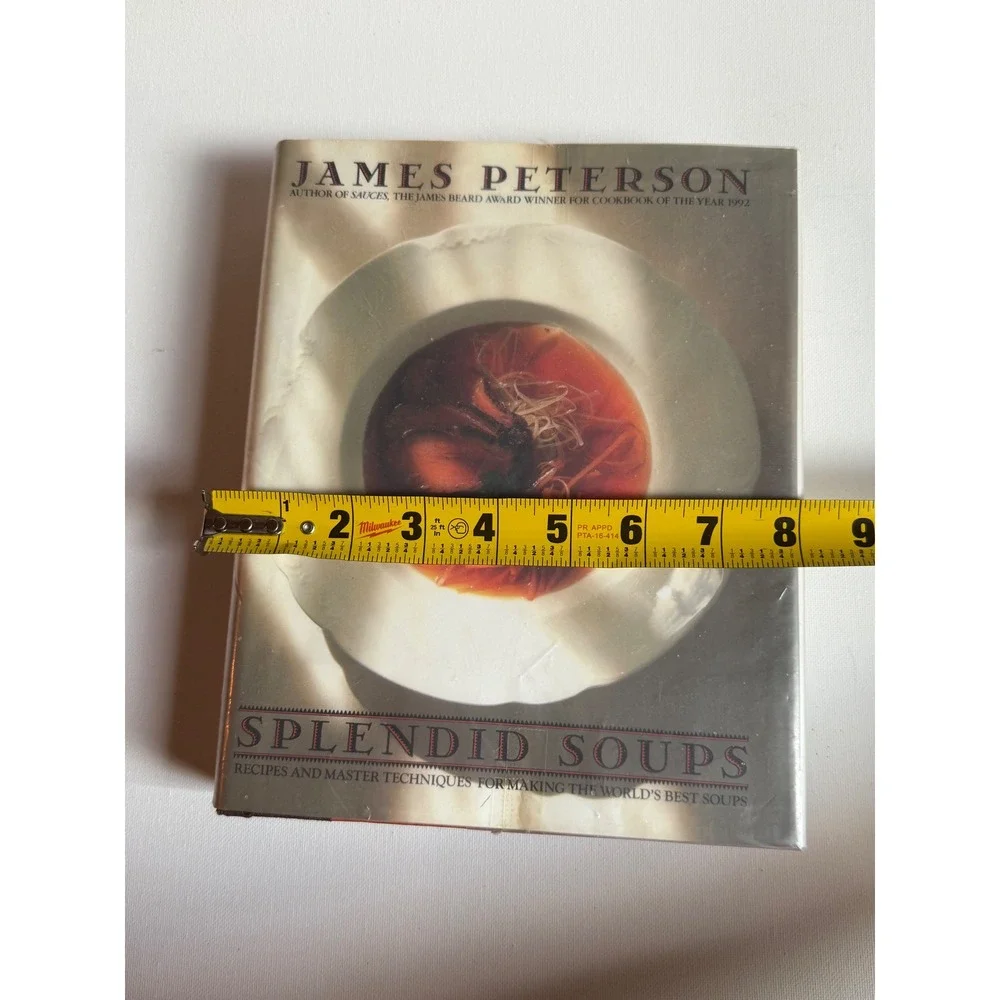 Splendid Soups James Peterson Cookbook Hardcover Bantam Books RecipesTechniques